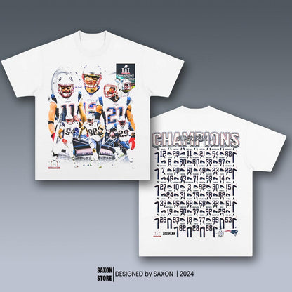 NEW ENGLAND PATRIOTS 9.25 GRAPHIC TEE