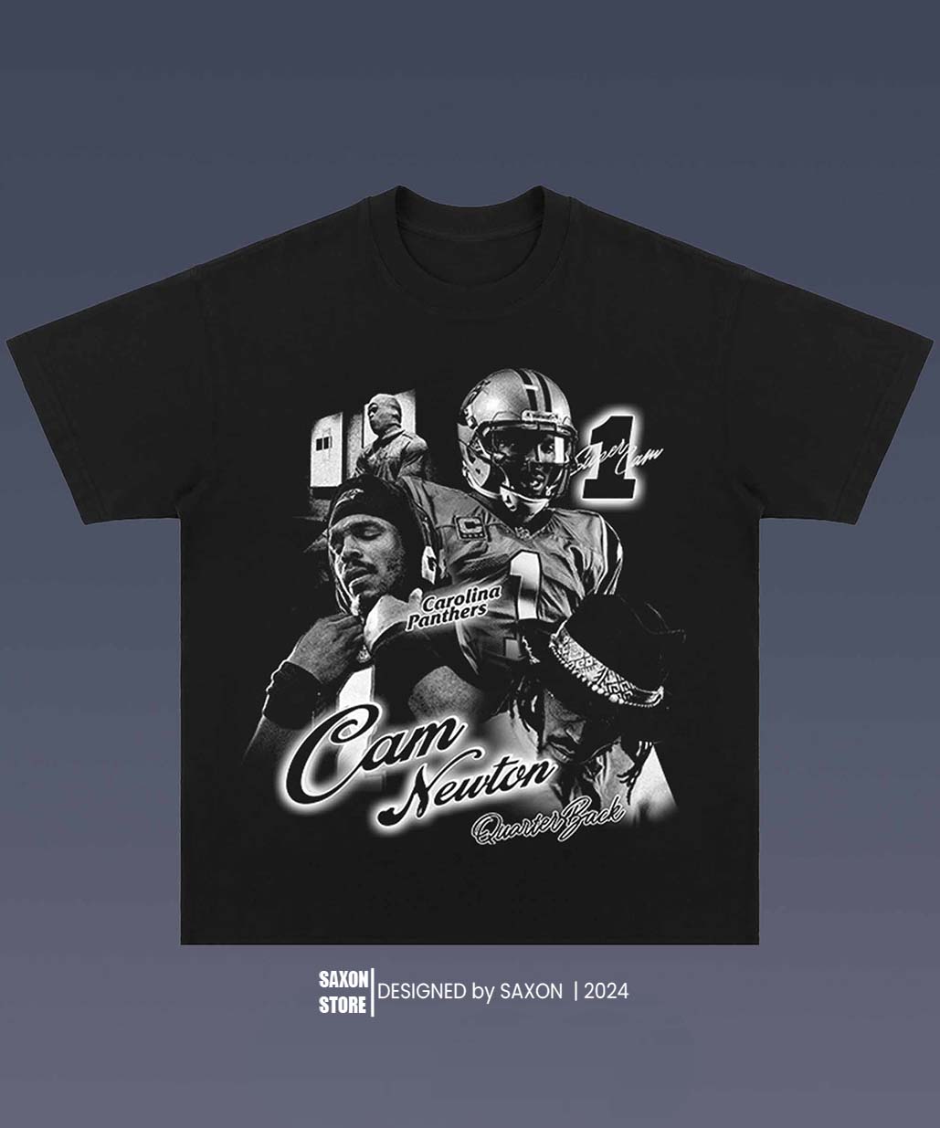 NFL/Cam Newton 1.1 TEE - AMERICAN FOOTBALL GRAPHIC TEE