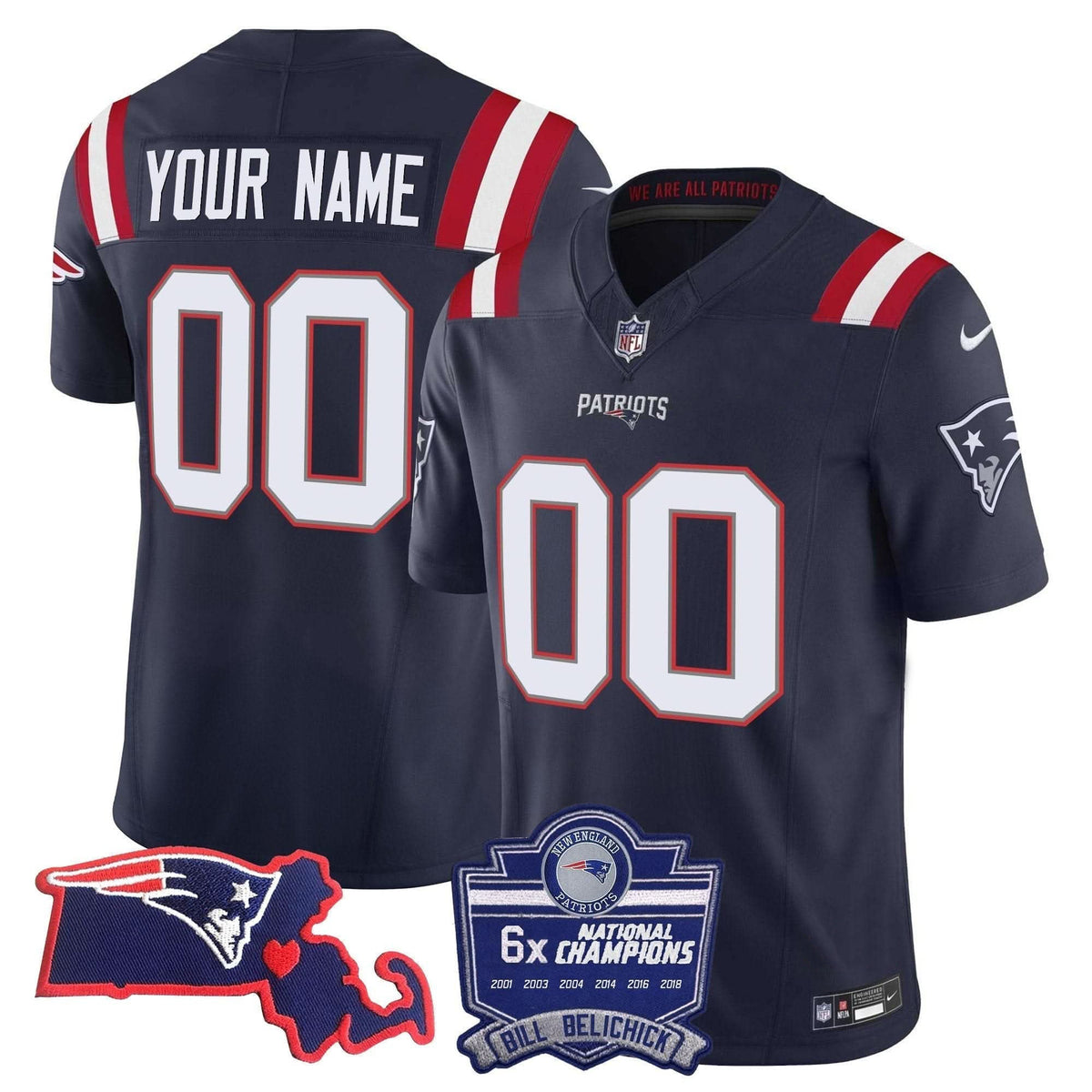 New England Patriots 2026 Team Home Limited Jersey - Navy
