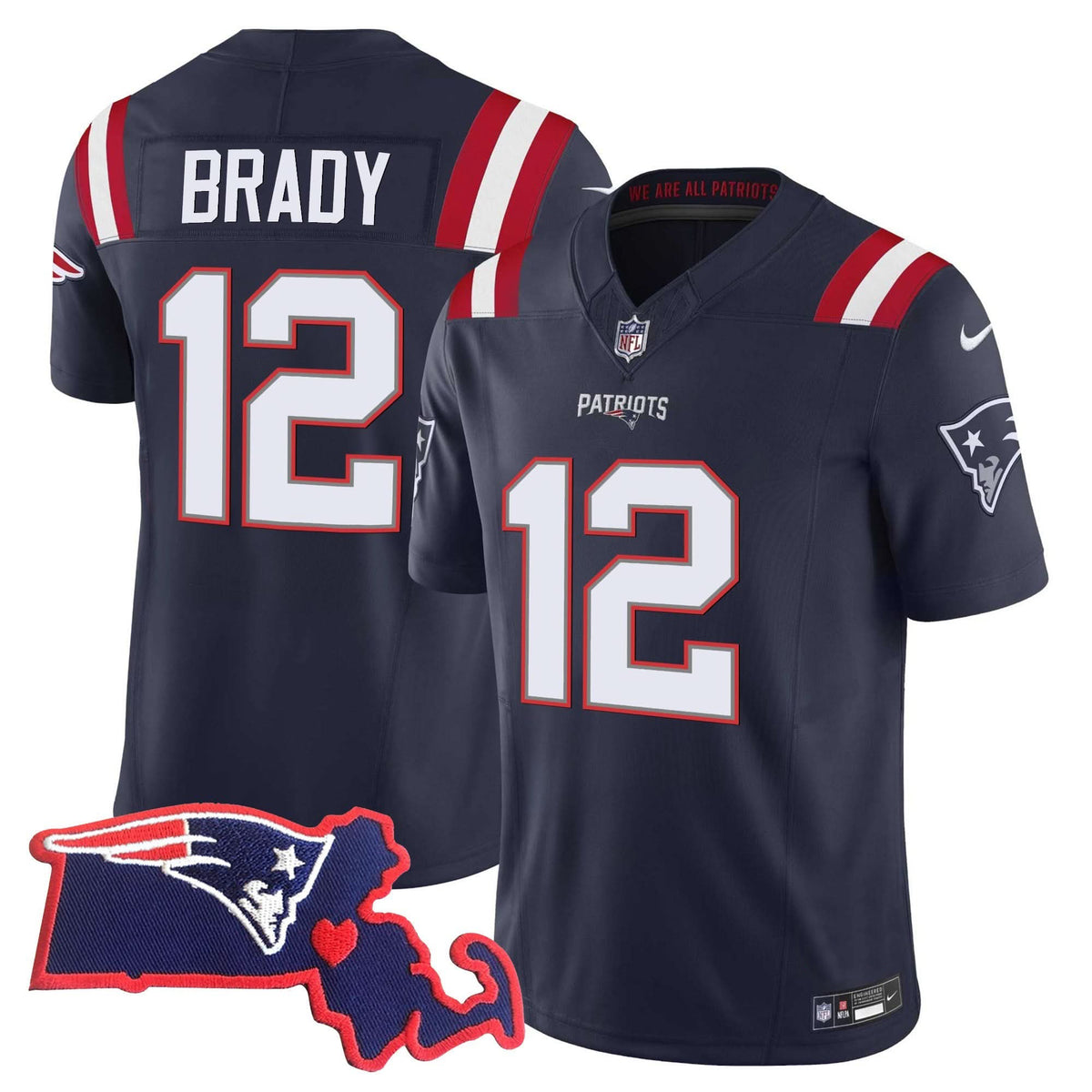 New England Patriots 2026 Team Home Limited Jersey - Navy