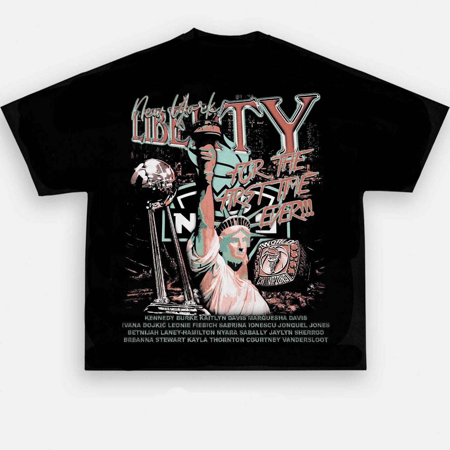 New York Liberty Championship Tee | Personalize with Your Name