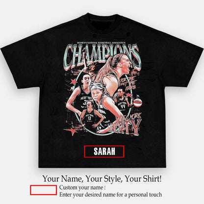 New York Liberty Championship Tee | Personalize with Your Name
