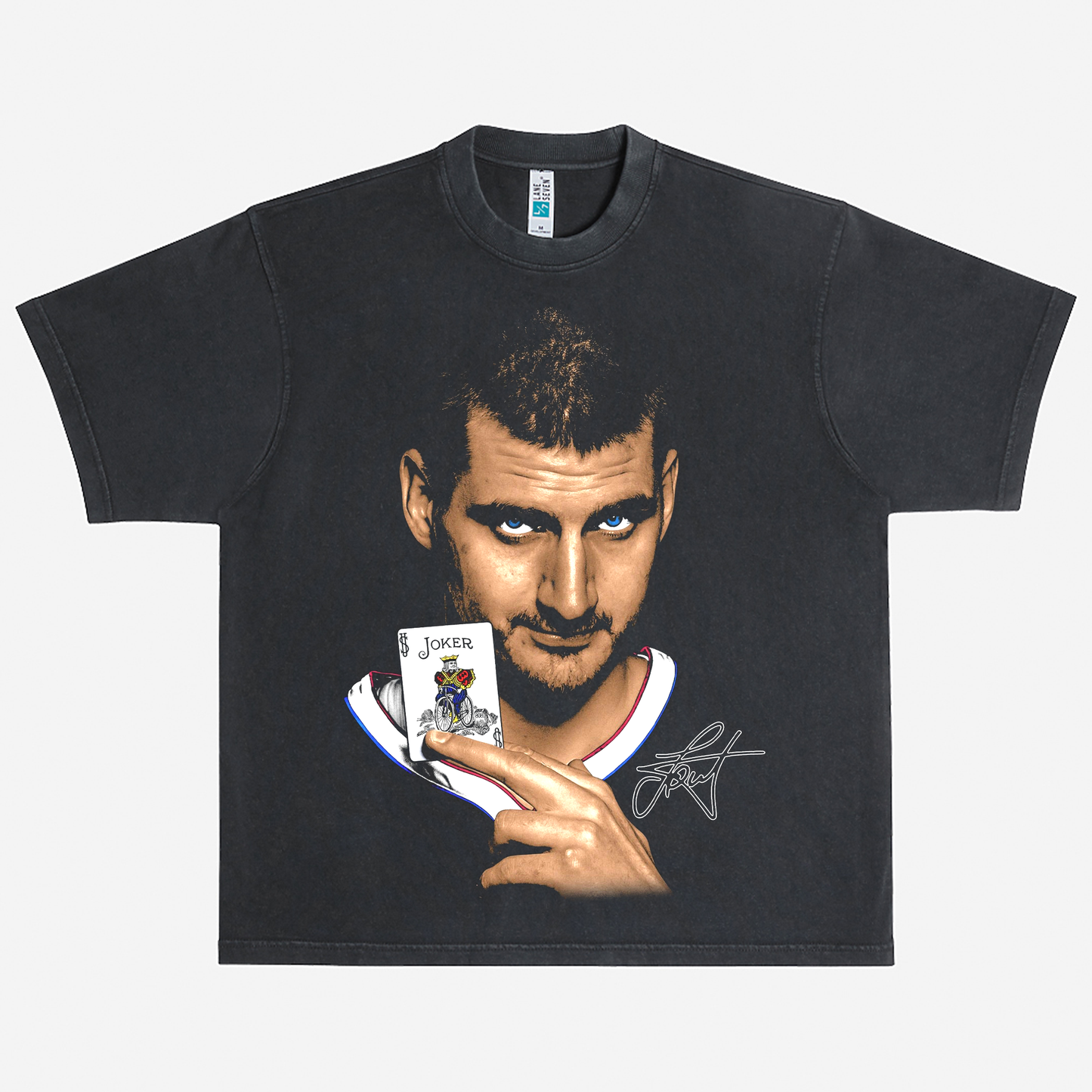 Nikola Jokic Heavyweight Graphic Tee Shirt