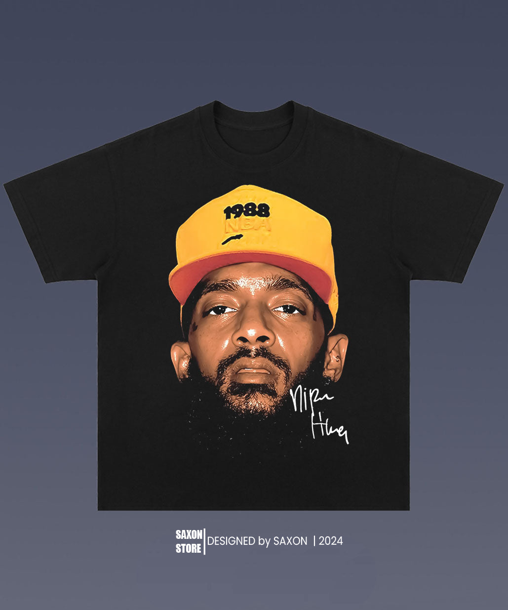 Nipsey Hussle 2.28 BIG FACE GRAPHIC TEE