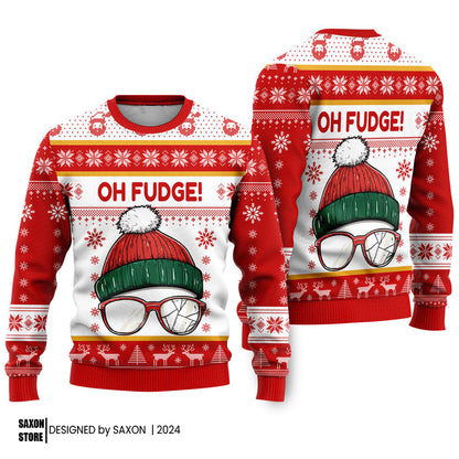 Oh Fudge! Funny Ugly Christmas Sweater