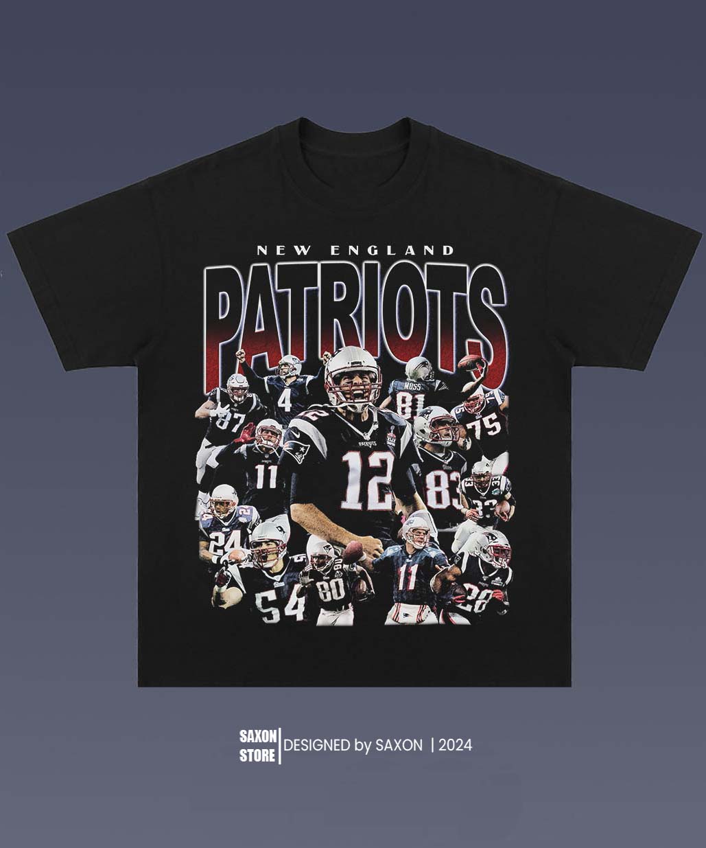PATRIOTS 1.0 TEE - AMERICAN FOOTBALL GRAPHIC TEE