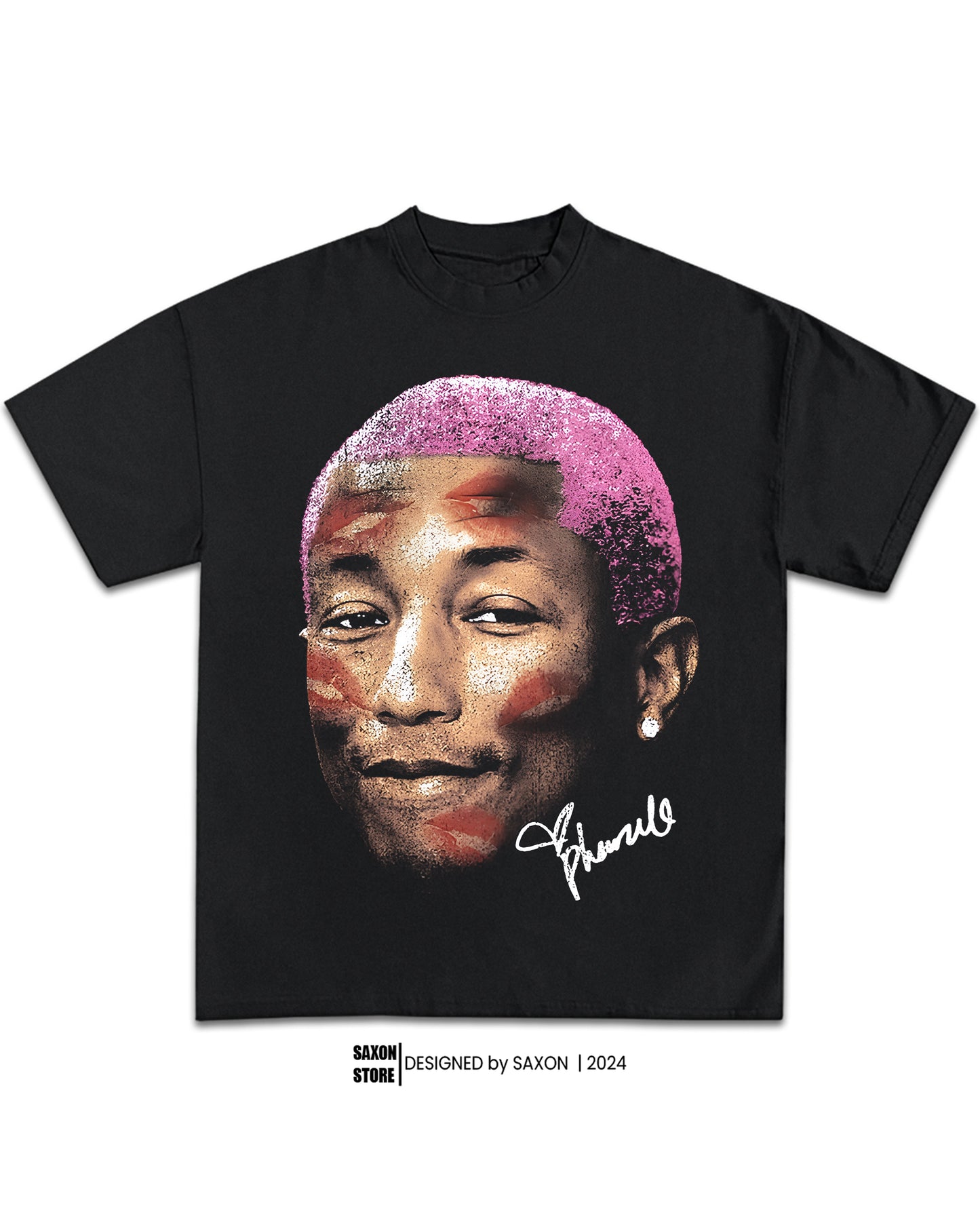PHARRELL WILLIAMS 2.2 BIG FACE GRAPHIC TEE