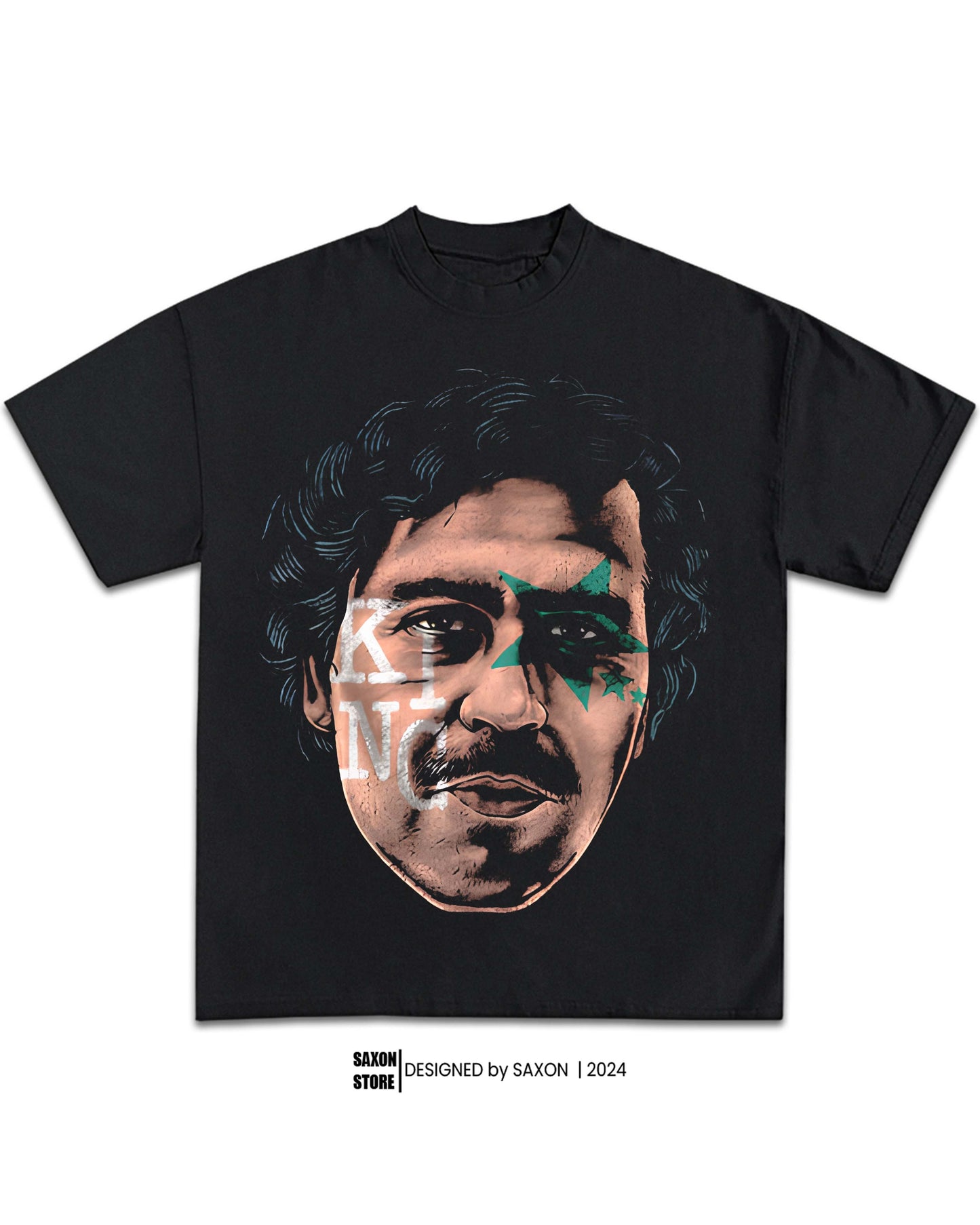 Pablo Escobar 1.1 BIG FACE GRAPHIC TEE