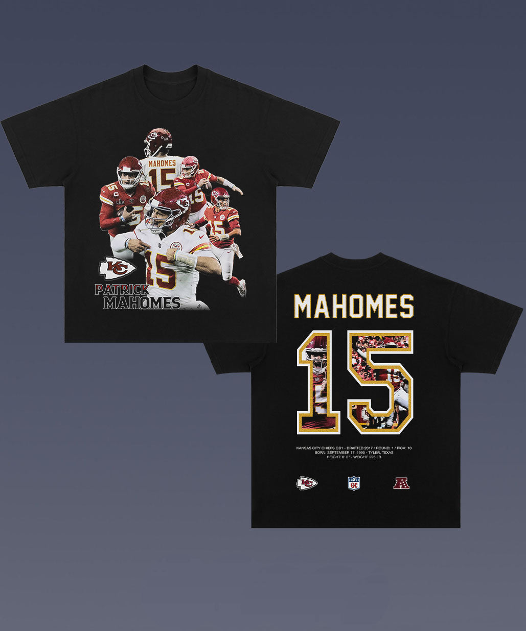 Patrick Mahomes 1.7 TEE - AMERICAN FOOTBALL GRAPHIC TEE