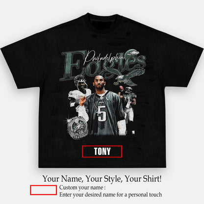Philadelphia Eagles Tee | Personalize with Your Name
