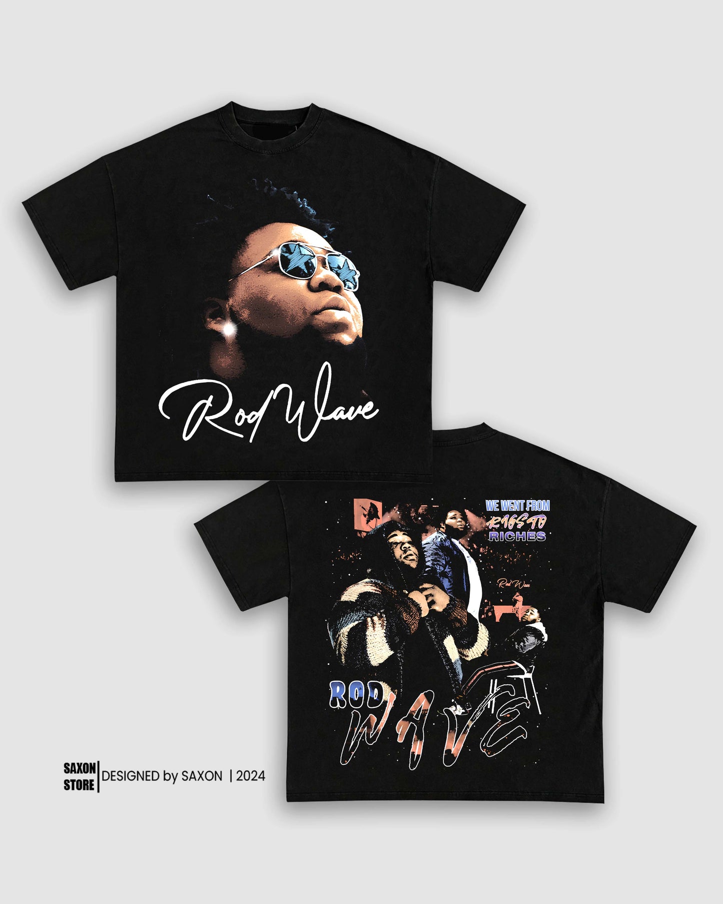 ROD WAVE 1.5 BIG FACE GRAPHIC TEE