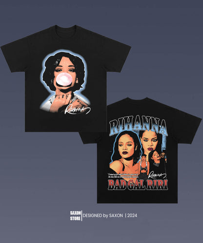 Rihanna 1.10 BIG FACE GRAPHIC TEE