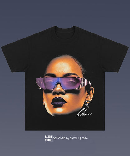 Rihanna 2.14 BIG FACE GRAPHIC TEE