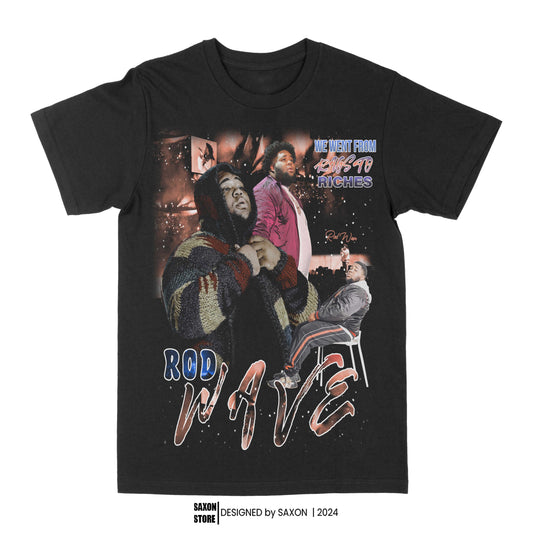 Rod Wave "Rags To Riches" Graphic Tee