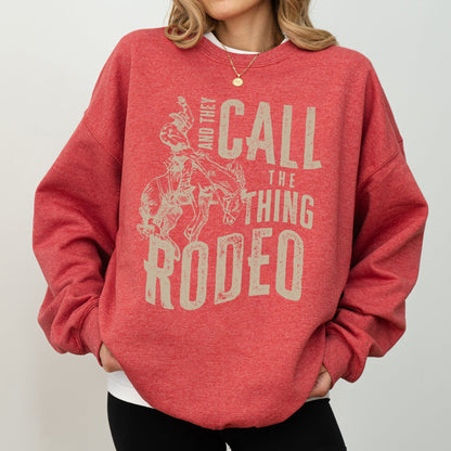 Rodeo Rider, Bronco, Bull, Horse, Cowboy, Cowgirl Sweatshirt