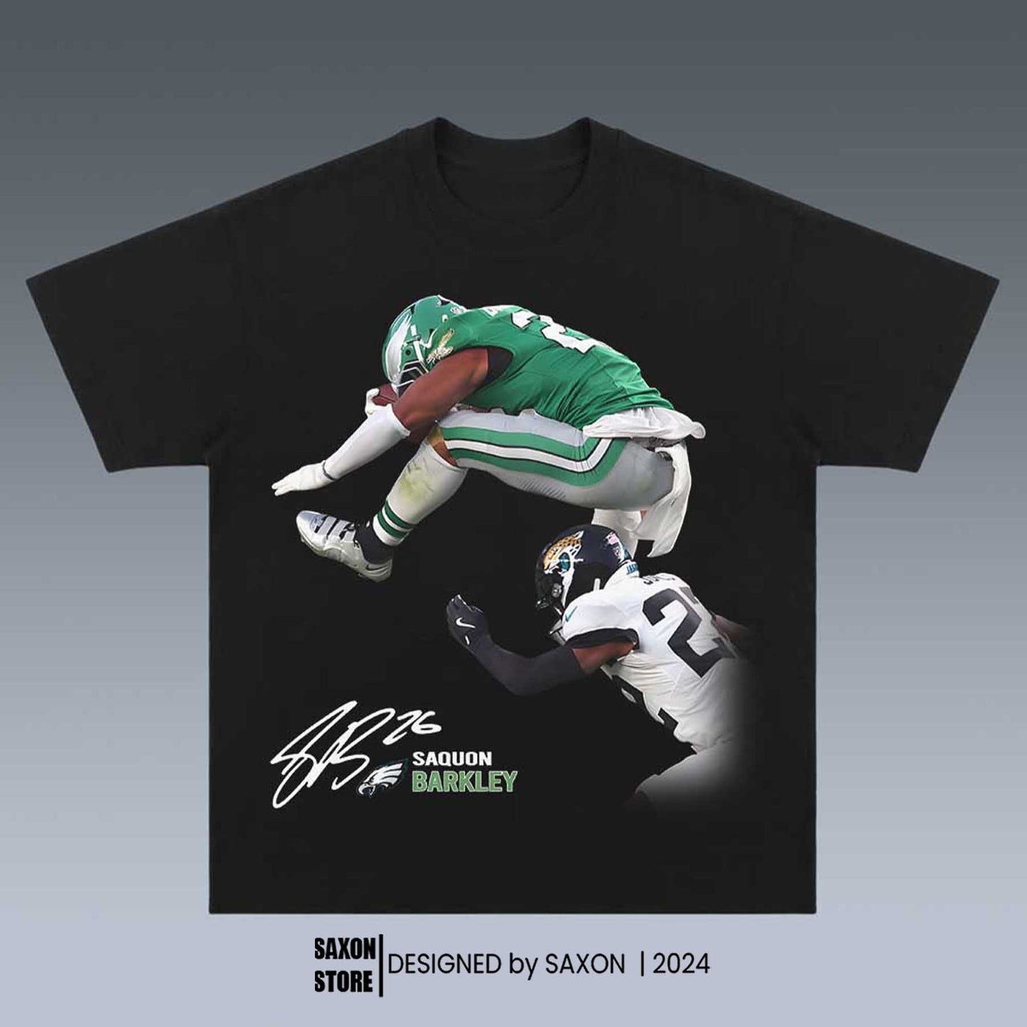 SAQUON BARKLEY 11.12 GRAPHIC TEE  V1