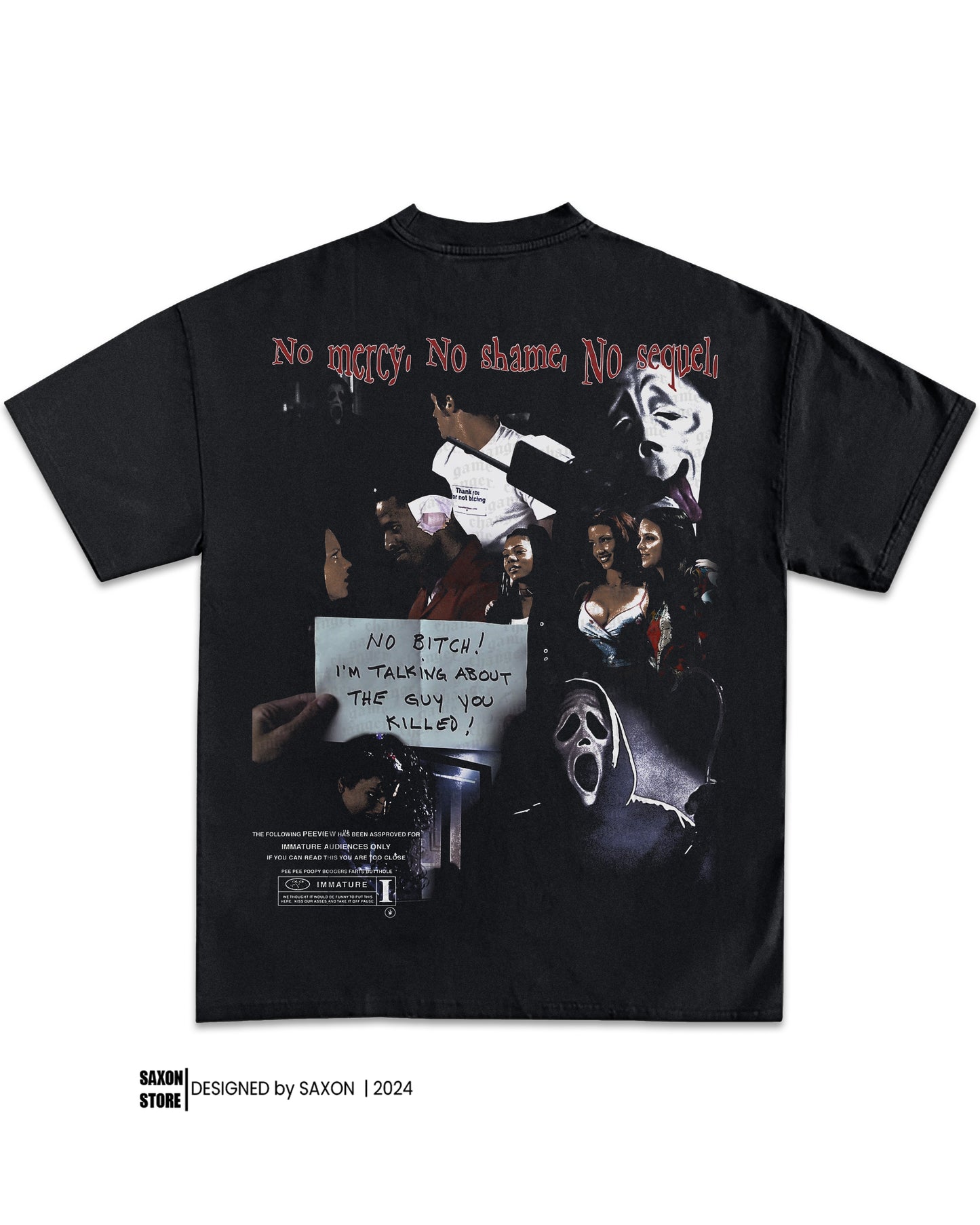 SCARY MOVIE TEE - HALLOWEEN TEE