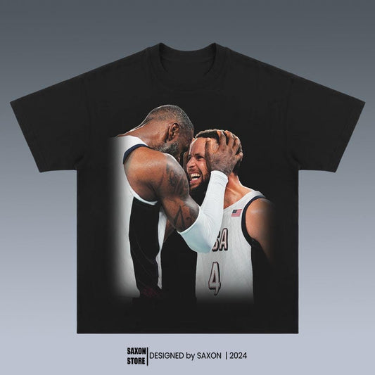 STEPHEN CURRY AND LEBRON JAMES 8.15-1 GRAPHIC TEE