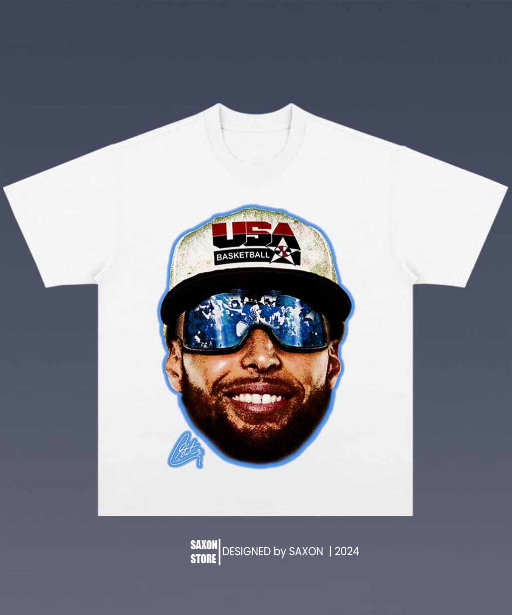 STEPHEN CURRY BIG FACE GRAPHIC TEE