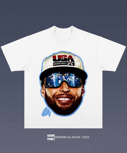 STEPHEN CURRY BIG FACE GRAPHIC TEE