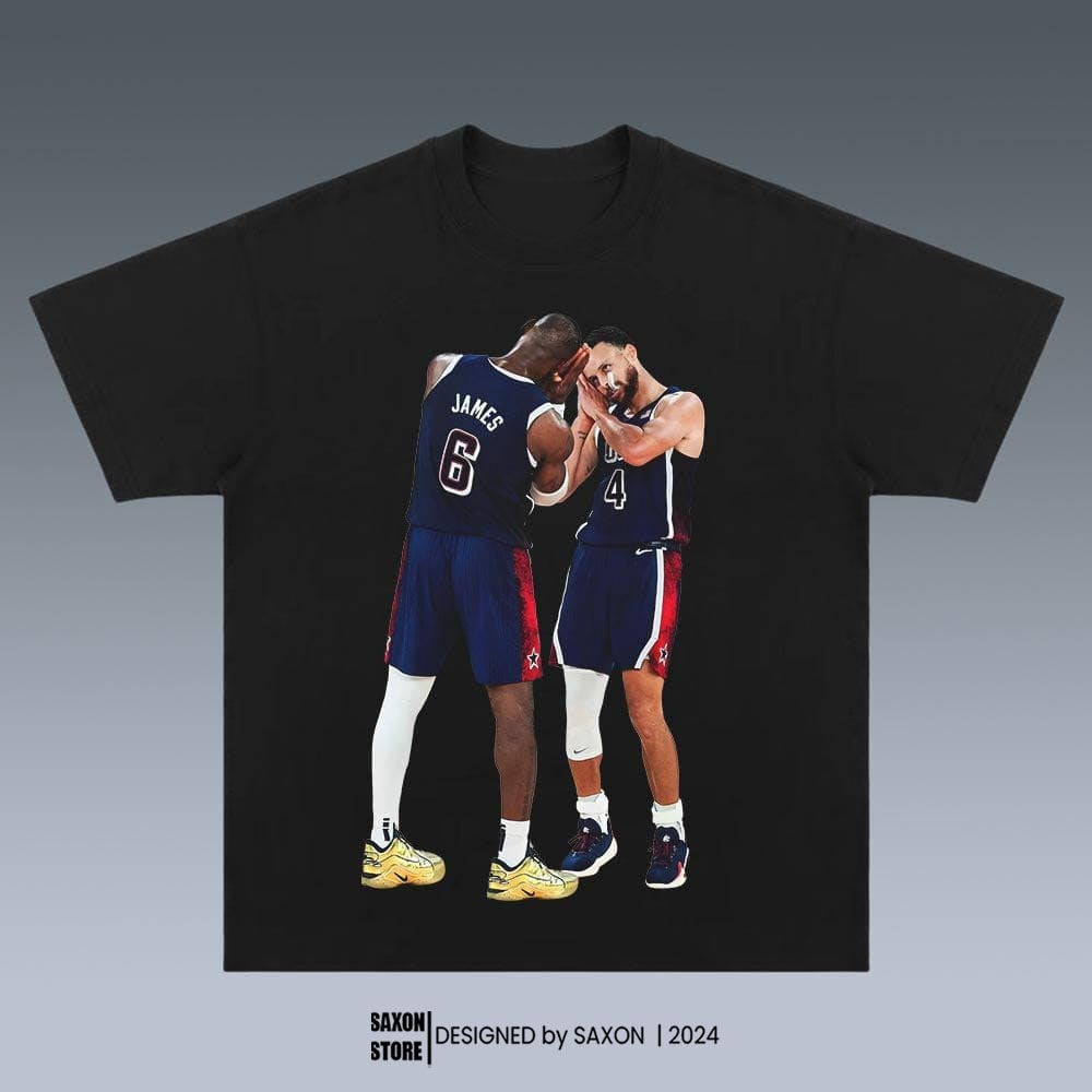 STEPHEN CURRY & LEBRON JAMES 8.14 GRAPHIC TEE