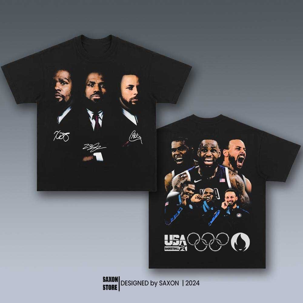 STEPHEN CURRY & LEBRON JAMES & KEVIN DURANT 8.17 GRAPHIC TEE