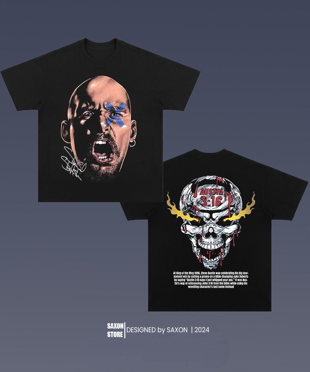 STONE COLD 2.3 BIG FACE GRAPHIC TEE