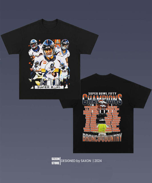 SUPER BOWL 50 CHAMPS TEE - AMERICAN FOOTBALL GRAPHIC TEE