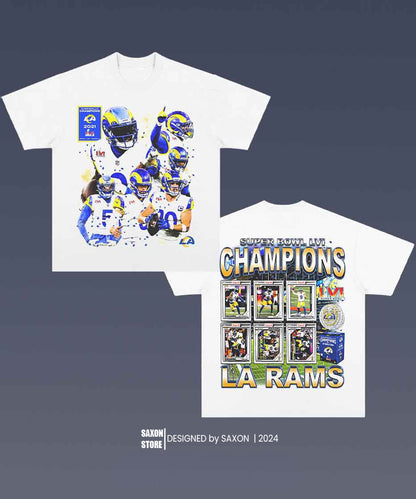 SUPER BOWL LVI CHAMPS RAMS 1.0 TEE