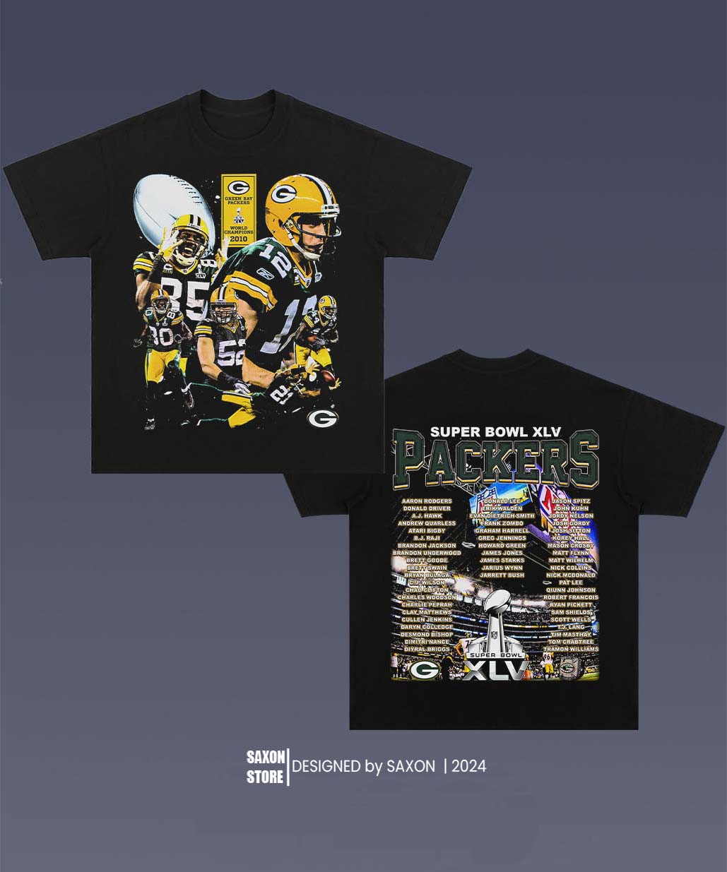 SUPER BOWL XLV 1.0 TEE - AMERICAN FOOTBALL GRAPHIC TEE
