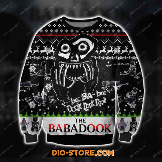 3D All Over Print The Babadook Horror Film Ugly Christmas Sweater Hoodie All Over Printed