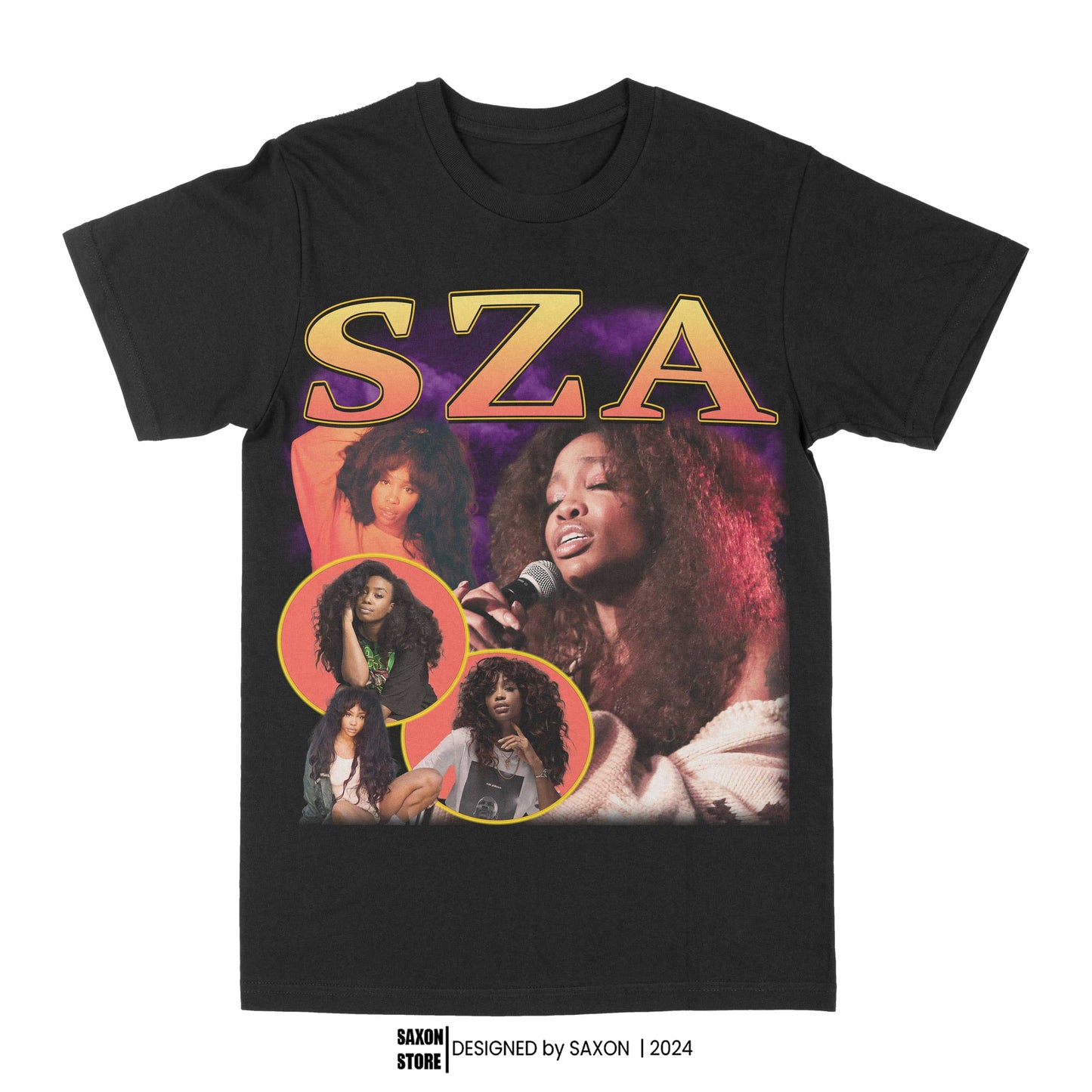 SZA Orange Graphic Tee