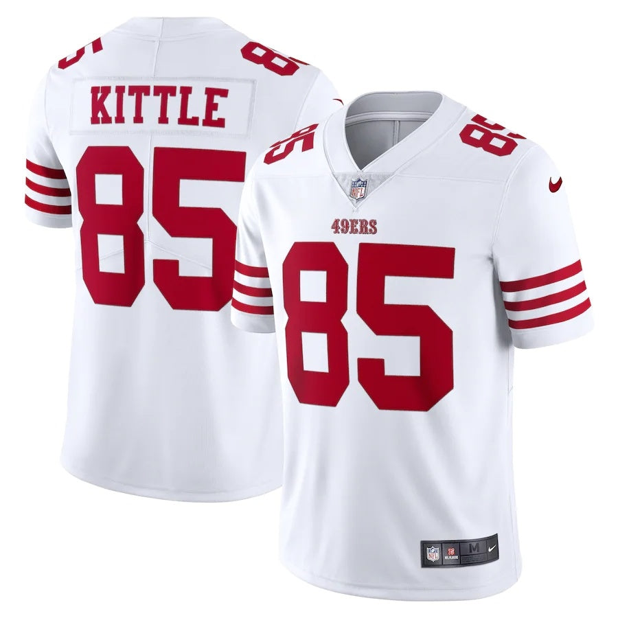 San Francisco 49ers Team 2026 Away Vapor F.U.S.E. Stitched Limited Jersey - White