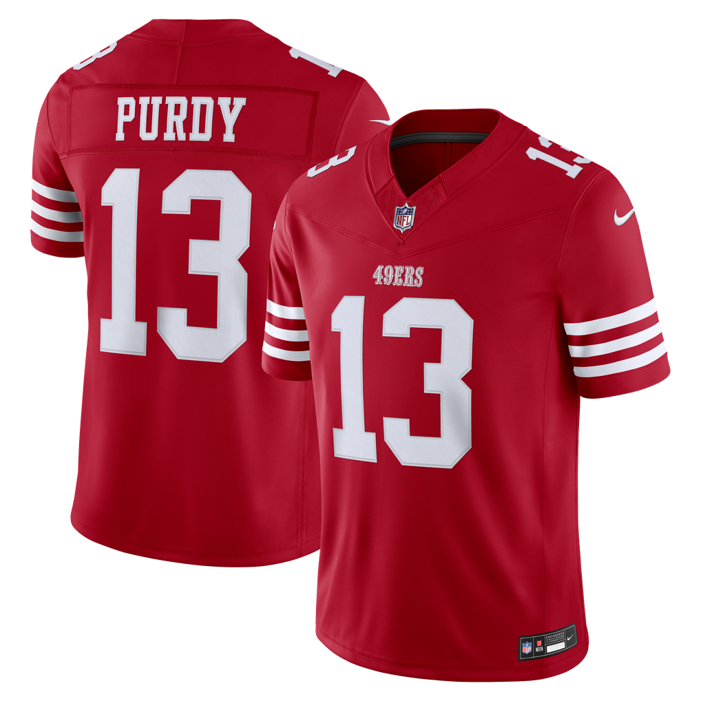 San Francisco 49ers Team 2026 Home Vapor F.U.S.E. Stitched Limited Jersey - Red