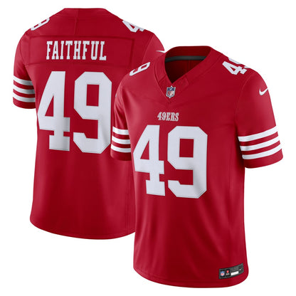 San Francisco 49ers Team 2026 Home Vapor F.U.S.E. Stitched Limited Jersey - Red
