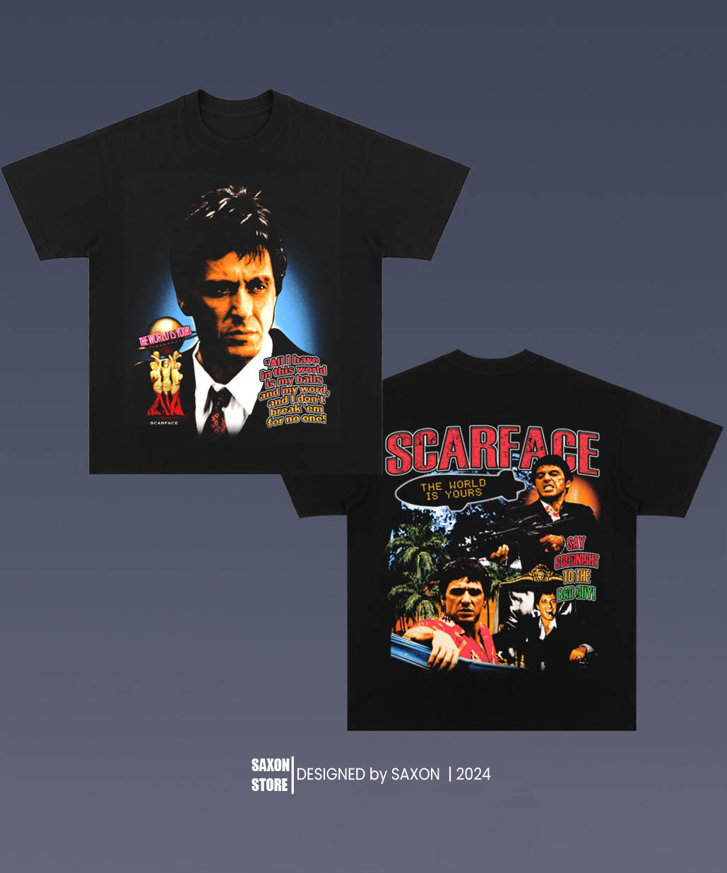 Scarface 1.9 BIG FACE GRAPHIC TEE