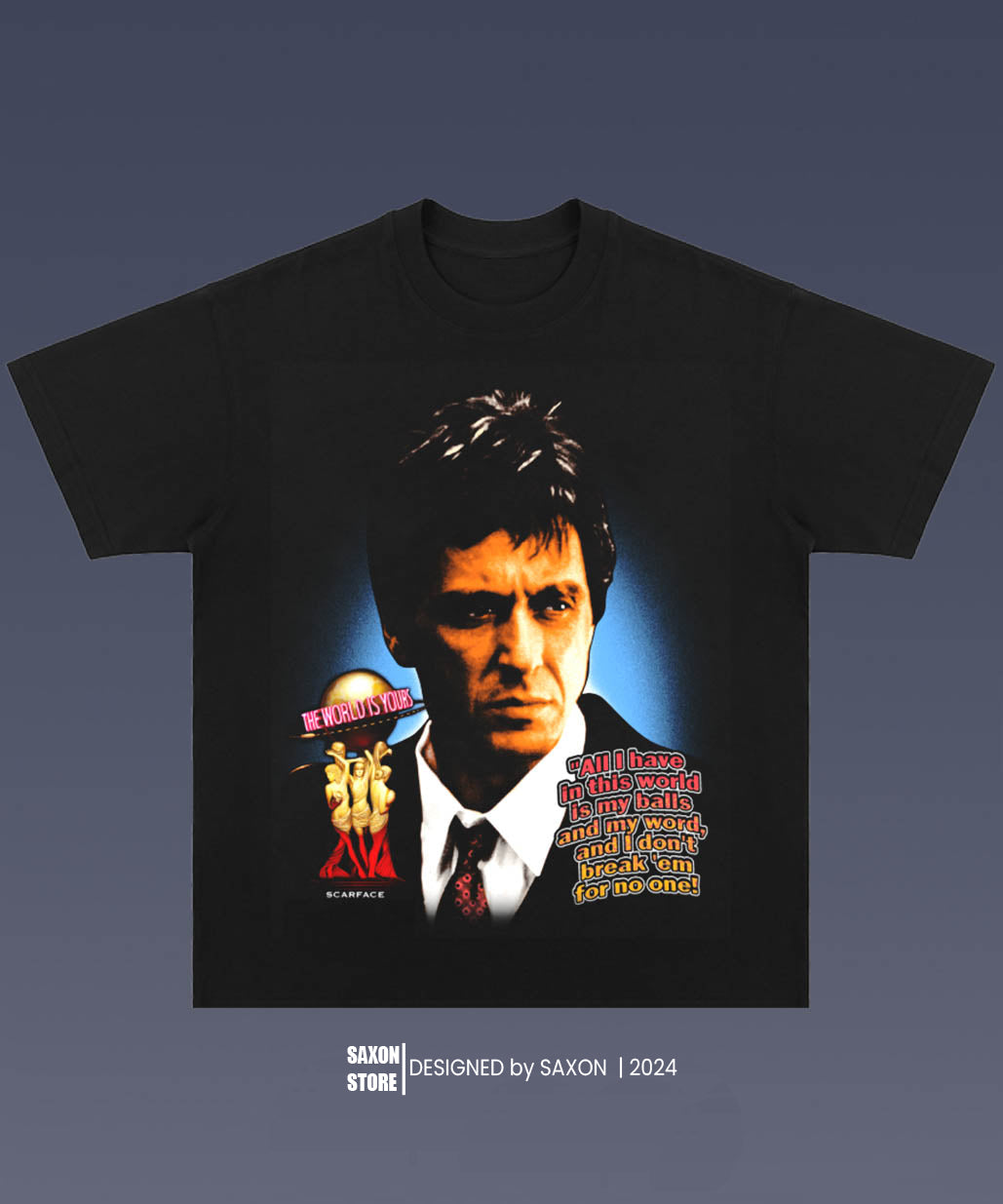 Scarface 1.9 BIG FACE GRAPHIC TEE