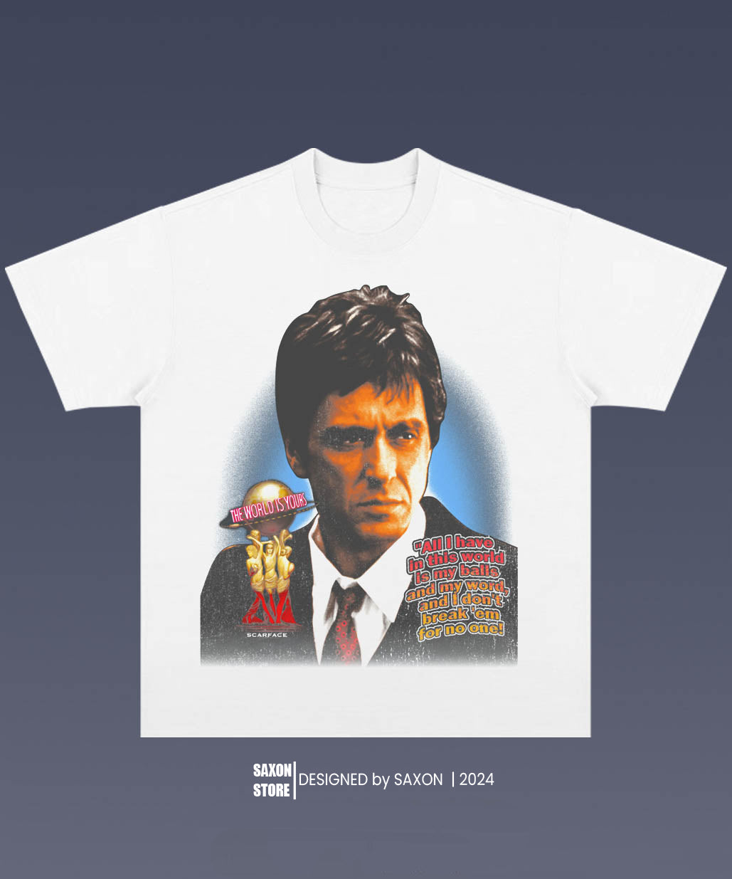 Scarface 1.9 BIG FACE GRAPHIC TEE