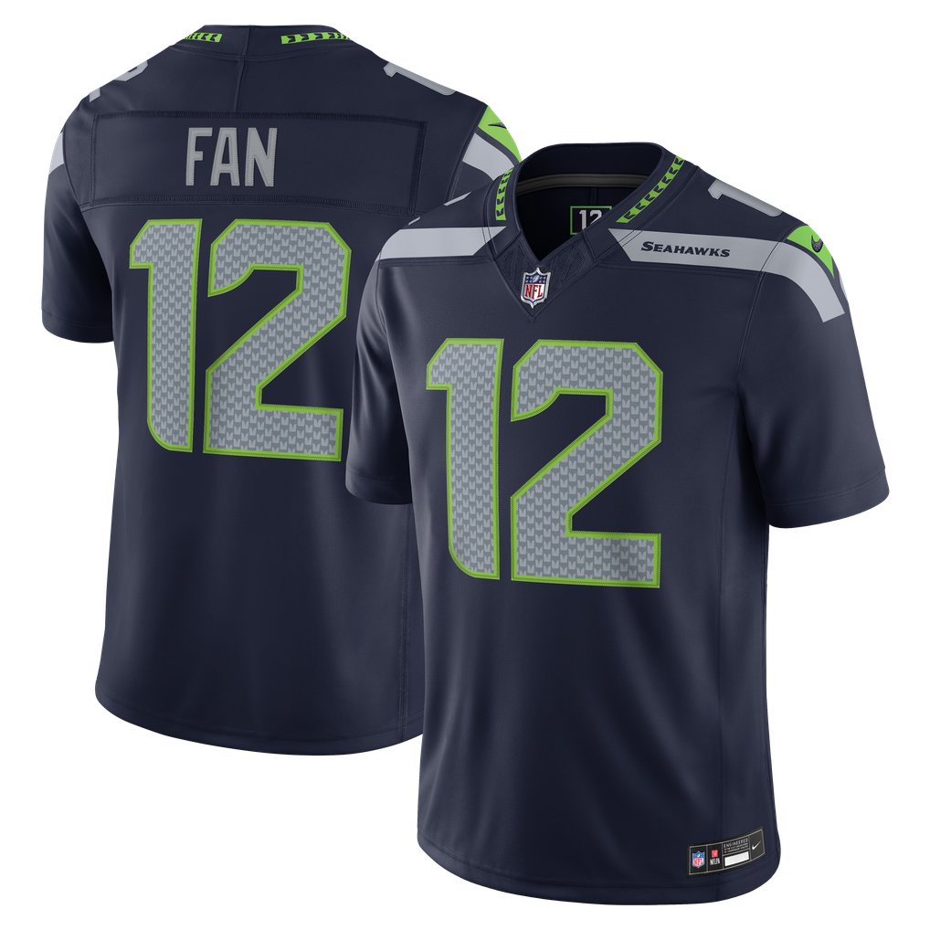 Seattle Seahawks 2026 Home Player Game Jersey College Navy