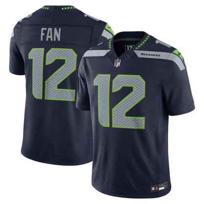 Seattle Seahawks 2026 Home Player Game Jersey College Navy