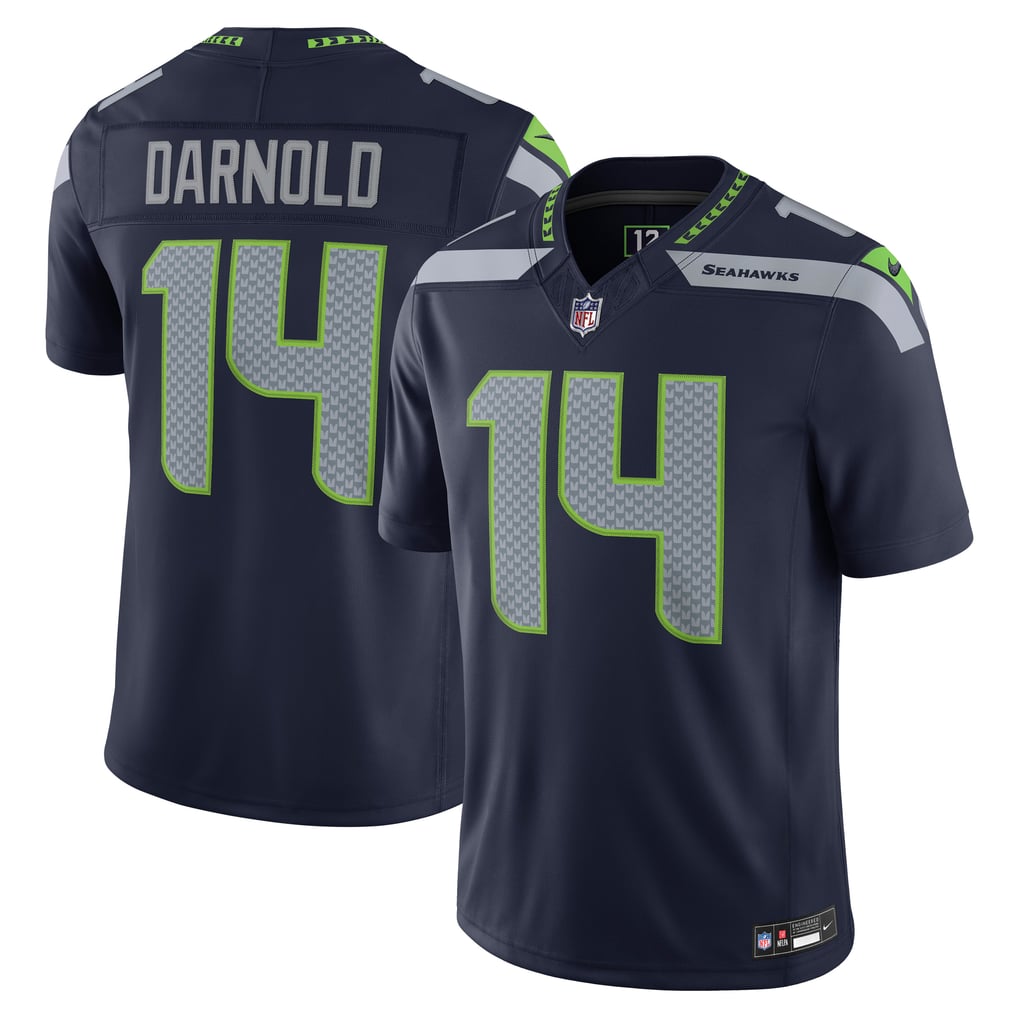 Seattle Seahawks 2026 Home Player Game Jersey College Navy