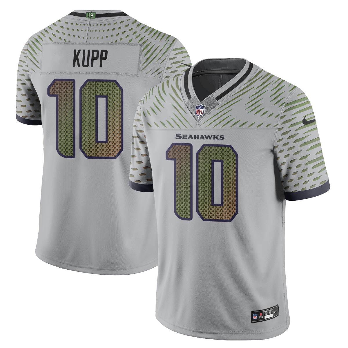Seattle Seahawks 2026 Rivalries Collection Stitched Limited Jersey - Gray