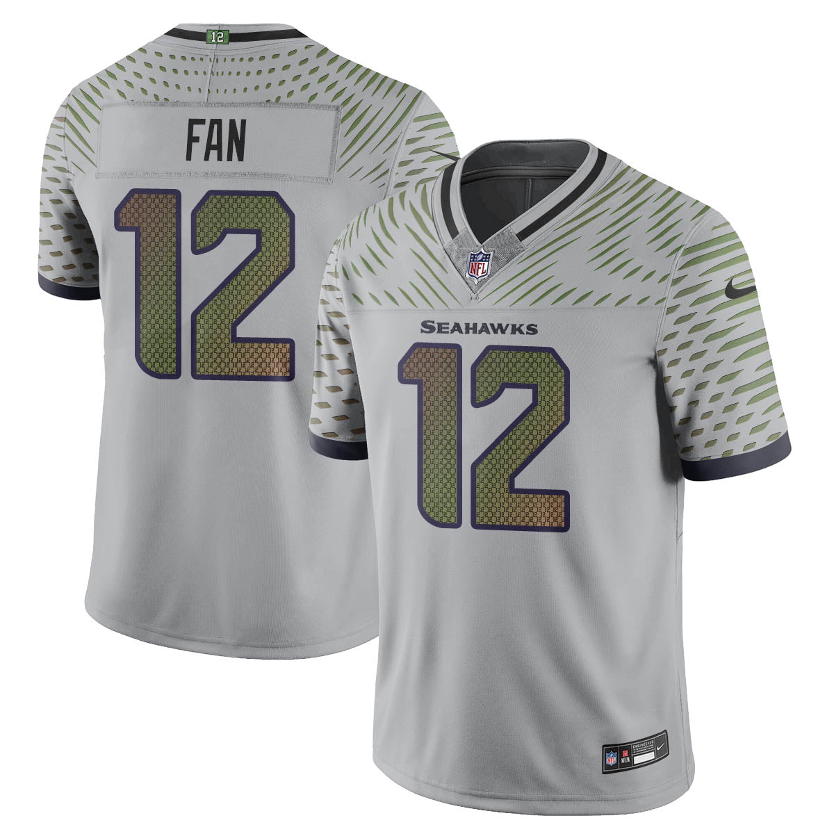 Seattle Seahawks 2026 Rivalries Collection Stitched Limited Jersey - Gray
