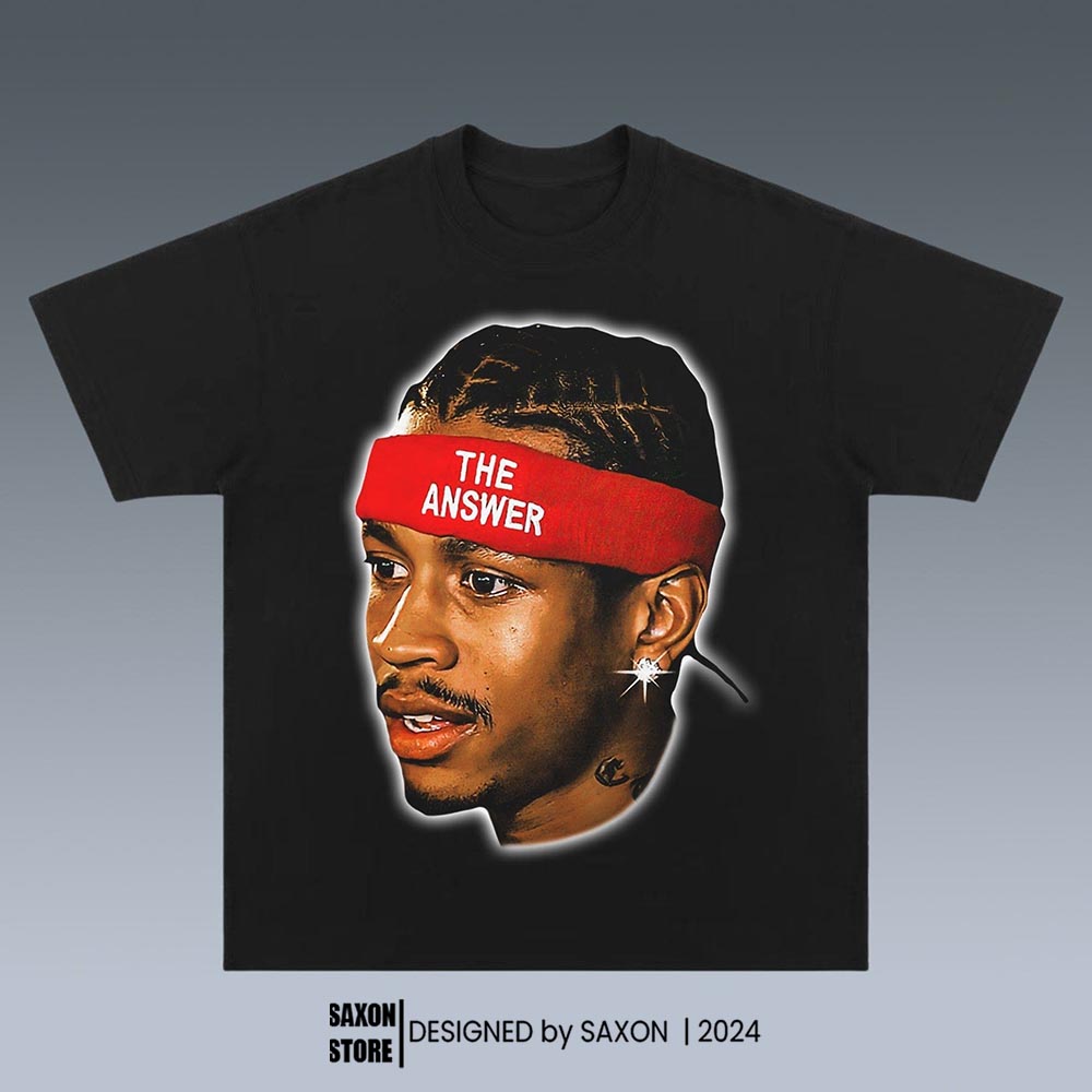 THE ANSWER& ALLEN IVERSON& AI GRAPHIC TEE