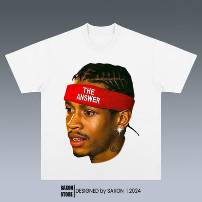 THE ANSWER& ALLEN IVERSON& AI GRAPHIC TEE