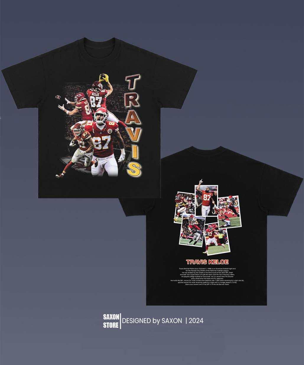 TRAVIS KELCE 1.0 TEE - AMERICAN FOOTBALL GRAPHIC TEE