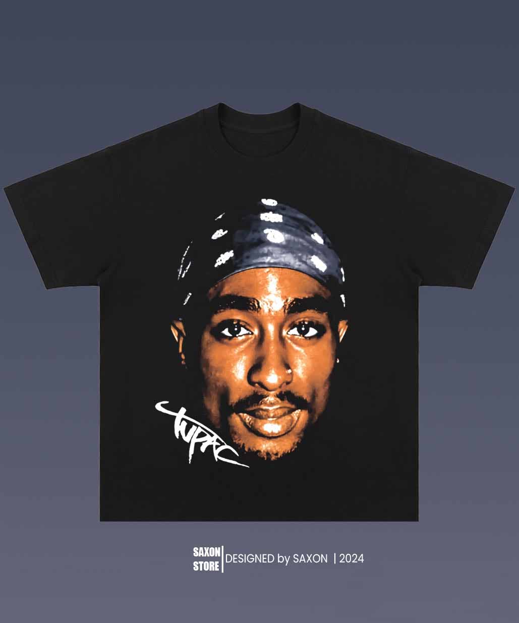 TUPAC 5.28 BIG FACE GRAPHIC TEE