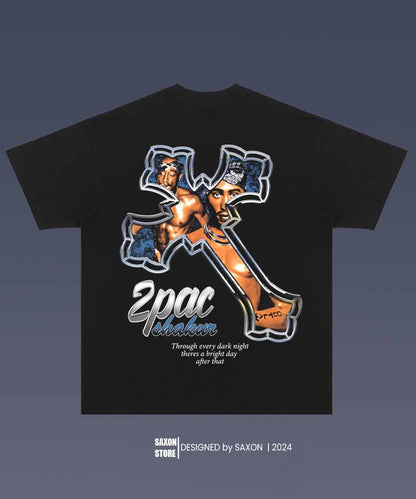 TUPAC 5.28 BIG FACE GRAPHIC TEE