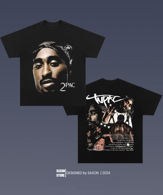 TUPAC 5.39 BIG FACE GRAPHIC TEE