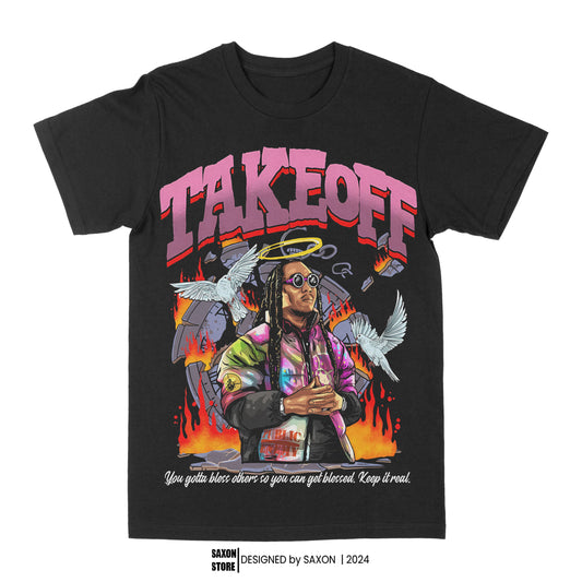 Takeoff "Keep It Real" Graphic Tee